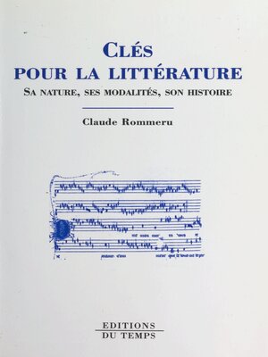 cover image of Clés pour la littérature